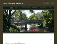 Tablet Screenshot of napervilleneurofeedback.com